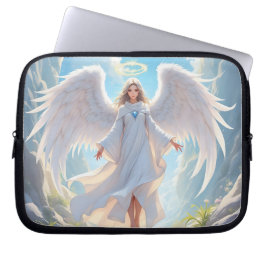 Pad van Genade: Engel van Vreedzame Ascentie Laptop Sleeve