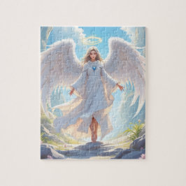 Pad van Genade: Engel van Vreedzame Ascentie Legpuzzel