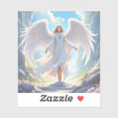 Pad van Genade: Engel van Vreedzame Ascentie Sticker (Vel)