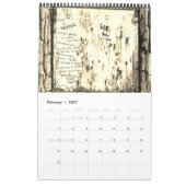 Pad van het Collectie van het leven Kalender (Feb 2027)