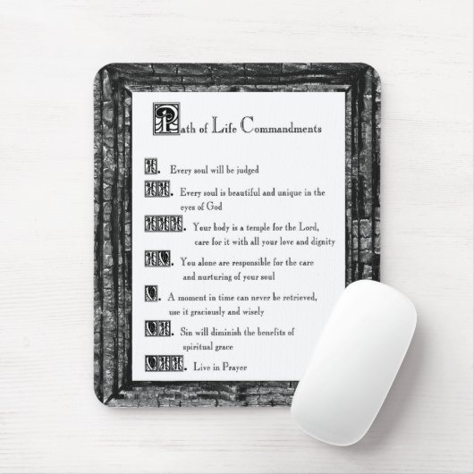 Pad van het leven muismat (Met muis)