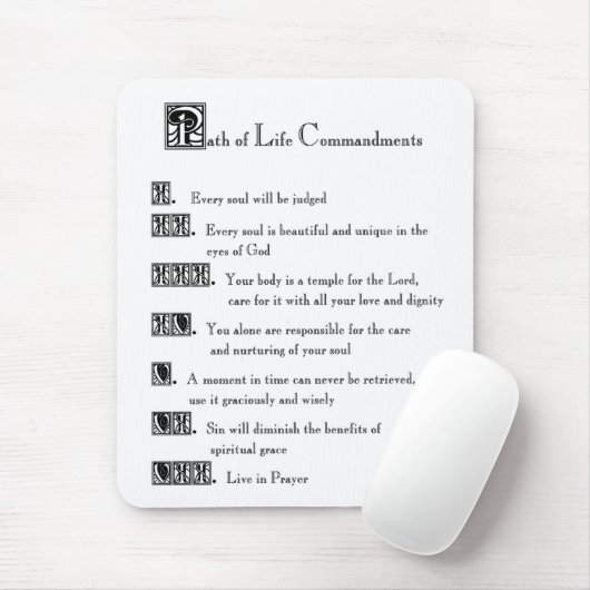 Pad van het leven muismat (Met muis)