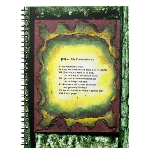 Pad van het leven notitieboek (Voorkant)