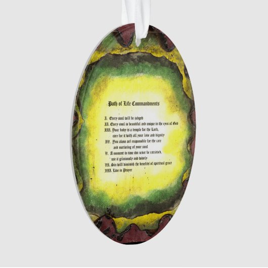 Pad van het leven ornament (voorkant)