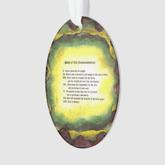 Pad van het leven ornament (voorkant)