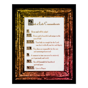 Pad van het leven poster