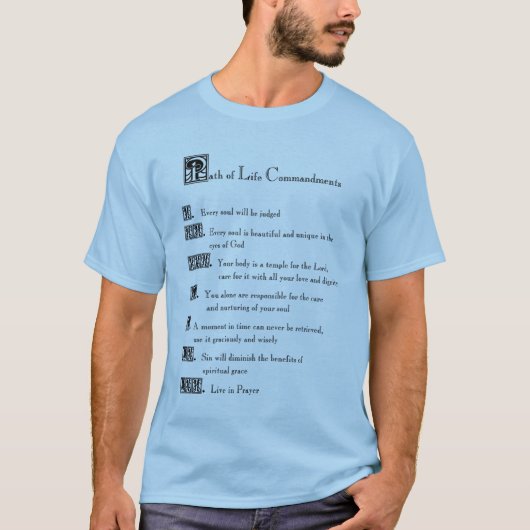 Pad van het leven t-shirt (Voorkant)