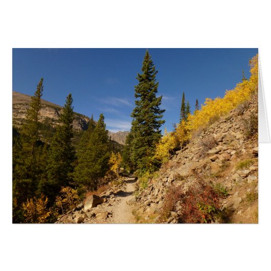Pad van het Loch in de Rocky Mountains (Voorkant Horizontaal)