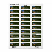 Pad van het Loch in de Rocky Mountains Etiket (Full Sheet)