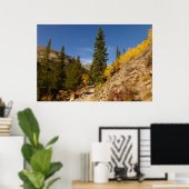 Pad van het Loch in de Rocky Mountains Poster (Thuiskantoor)