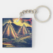 Pad van leven en rustplaats sleutelhanger (Achterkant)