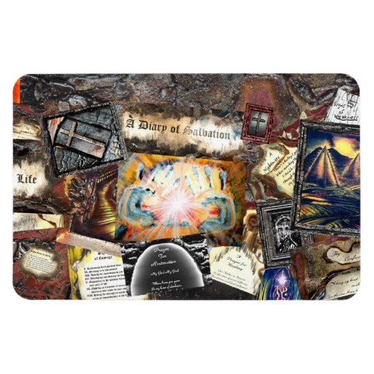 Pad van Life Collage Magneet (Horizontaal)