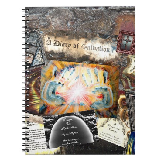 Pad van Life Collage Notitieboek (Voorkant)