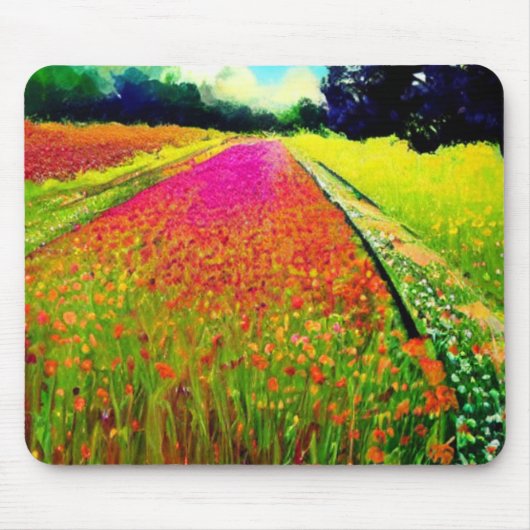 Pad van Life Mousepad Muismat (Voorkant)