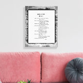 Pad van Life Prayer Canvas Afdruk (Insitu (Woonkamer))