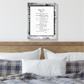 Pad van Life Prayer Canvas Afdruk (Insitu (Slaapkamer))