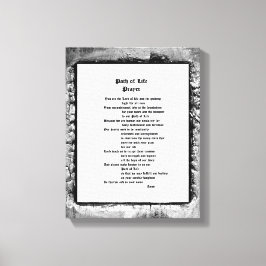 Pad van Life Prayer Canvas Afdruk