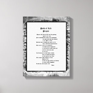 Pad van Life Prayer Canvas Afdruk