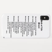 Pad van Life Prayer Case-Mate iPhone Case (Achterkant (horizontaal))