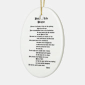 Pad van Life Prayer Keramisch Ornament (Links)