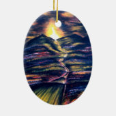 Pad van Life Prayer Keramisch Ornament (Achterkant)