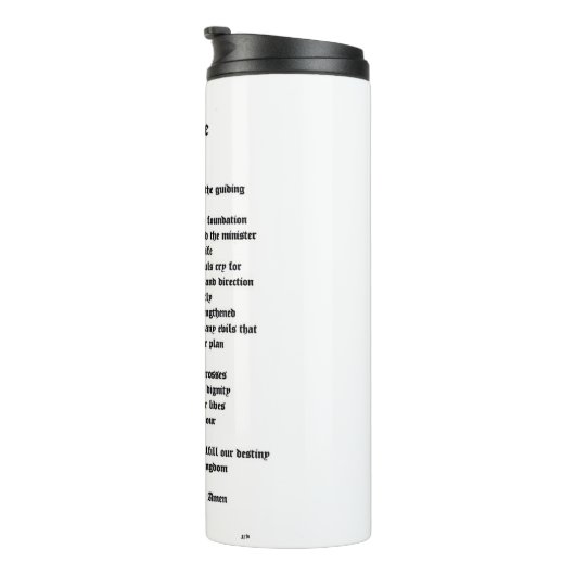 Pad van Life Prayer Thermosbeker (Geroteerd rechts)