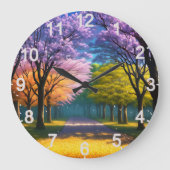 **"Pad van Paarse: Jacaranda Walkway"** Grote Klok (Voorkant)