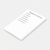 Pad voor afboeking post-it® notes (Schuin)