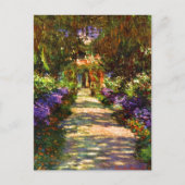 Pad voor tuin door Claude Monet Briefkaart (Voorkant)