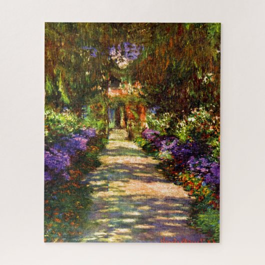 Pad voor tuin door Claude Monet Legpuzzel (Verticaal)