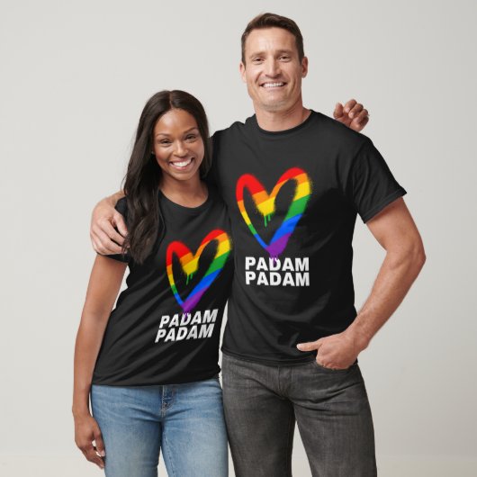 Padam Padam - LGBTQ+ Pride Maand - Hartslag Padam T-shirt (Unisex)