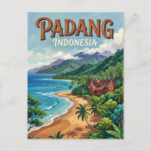 Padang Indonesië Briefkaart
