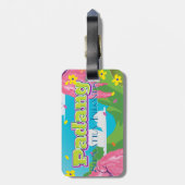 Padang indonesië reisposter bagagelabel (Achterkant verticaal)