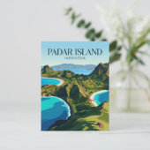 Padar-eiland Indonesië Briefkaart (Staand voorkant)