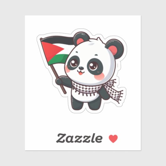 Padastine vredespanda sticker (Vel)