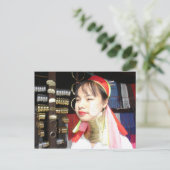 Padaung Woman Briefkaart (Staand voorkant)