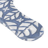 Paddel Gevormd Blauw en Wit Glassnijplank Snijplank (Hoek)