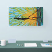 Paddel rand "impressionistisch schilderij" spandoek (Beurs)
