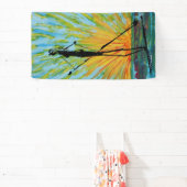 Paddel rand "impressionistisch schilderij" spandoek (Insitu)
