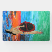 Paddelboarder Spandoek (Horizontaal)