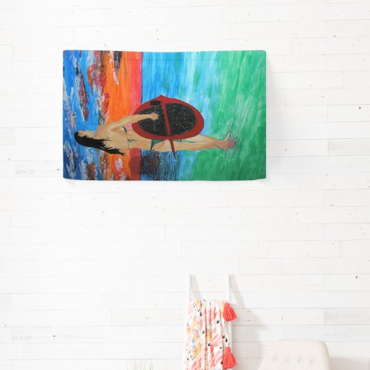 Paddelboarder Spandoek (Insitu)