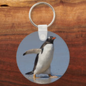 Paddelende Gentoo-sleutelhanger Sleutelhanger (Voorkant)