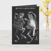 Padden die op de Sabbat dansen Dictionnaire Infern Kaart (Gele Bloem)