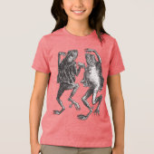Padden die op de sabbat dansen Dictionnaire Infern Tri-Blend Shirt (Voorkant)