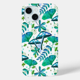 Paddenblauw iPhone 15 Case