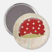 Paddengeel bosmurf-habitat magneet (Voorkant / Achterkant)