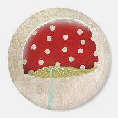 Paddengeel bosmurf-habitat magneet (Voorkant)