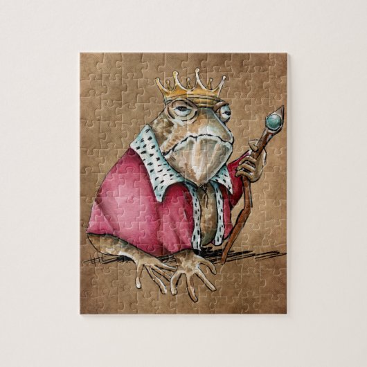 Paddenkoning  legpuzzel (Verticaal)