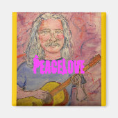 Paddenkruidrok PeaceLove Magneet (Voorkant)