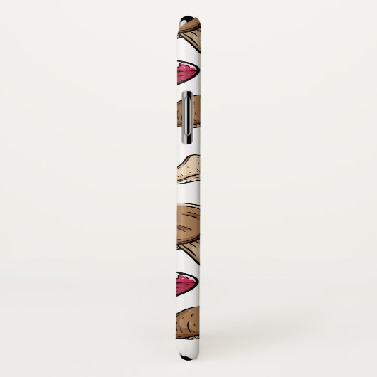 Paddenroerspatroon aangepaste monogram telefoondoo Case-Mate iPhone case (Achterkant / rechts)